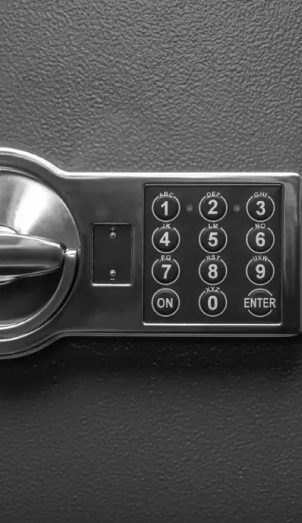 Secure Metal Safe With Lock and Code Access for Storing Money — Metwide Communications in Gold Coast, QLD