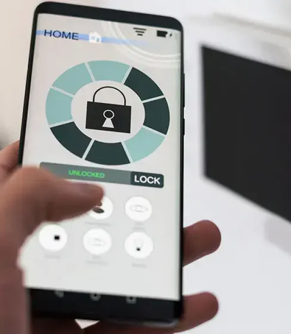 Smart Door Lock System Controlled via Smartphone App for Keyless Entry — Metwide Communications in Gold Coast, QLD
